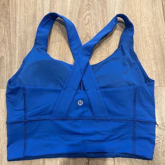 Lululemon blue long line bra - Picture 2 of 2